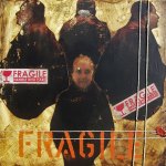 Fragile #4 tecnica mista su tela  40x40